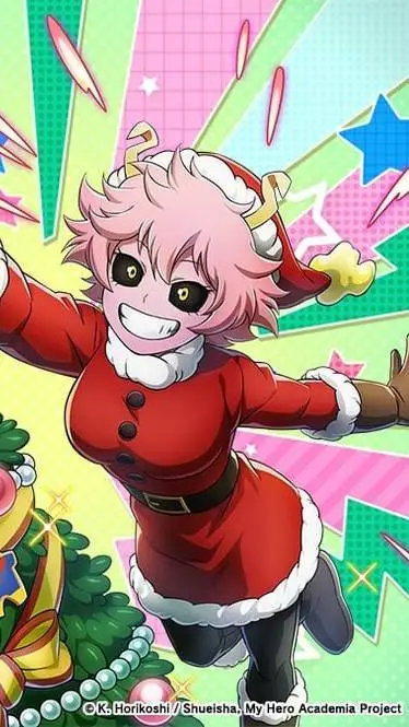 ai character: MERRY CHRISTMAS!!! background