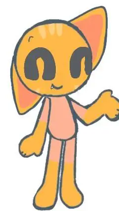 ai character: catty my oc dw! background