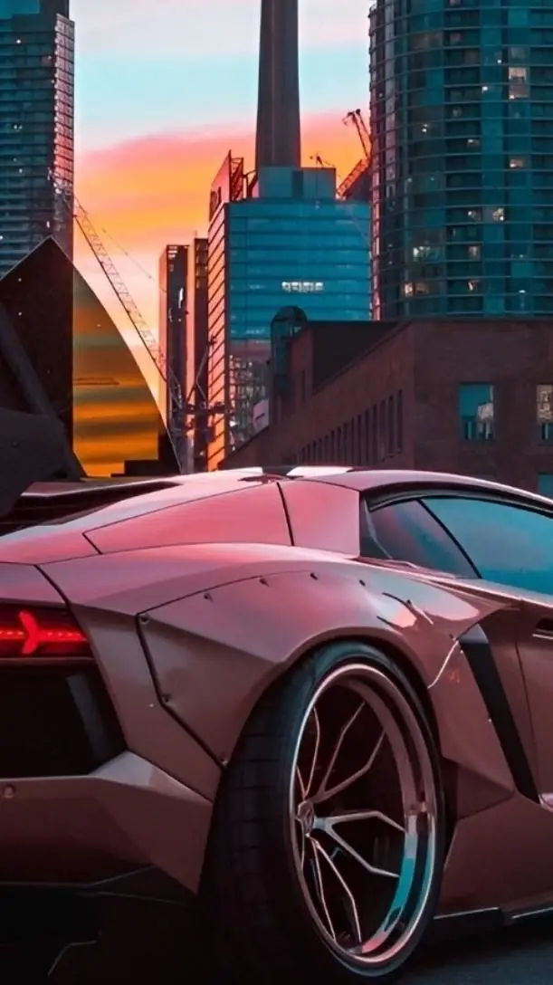 ai character: tu Lamborghini  background