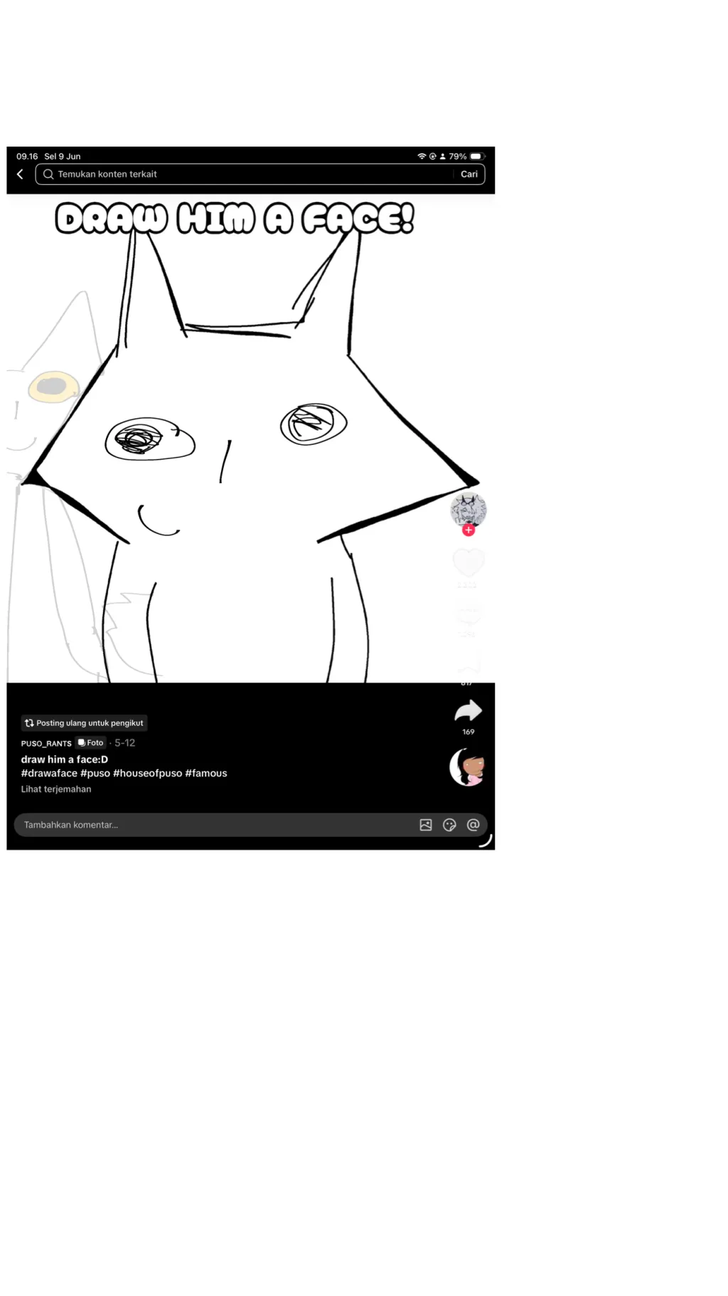 ai character: Puso again  background
