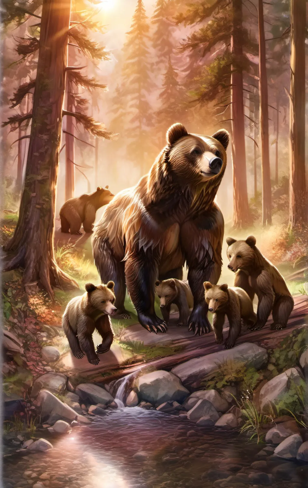 chat with ai character: The family bear