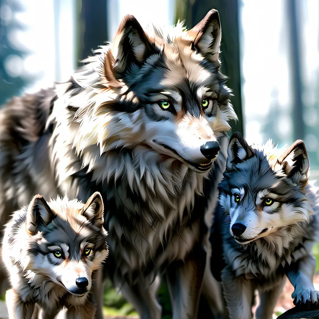 chat with ai character: Mother wolf