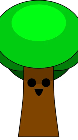 ai character: Mr tree background