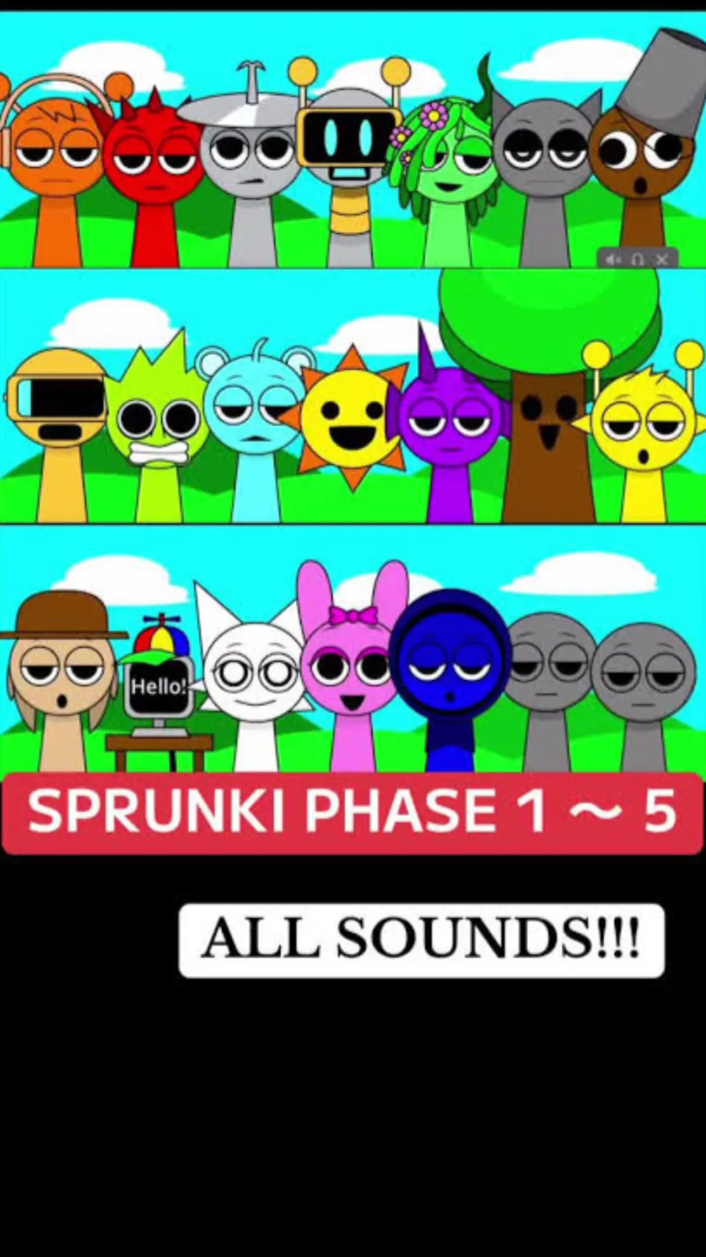 ai character: SPRUNKI 2 background