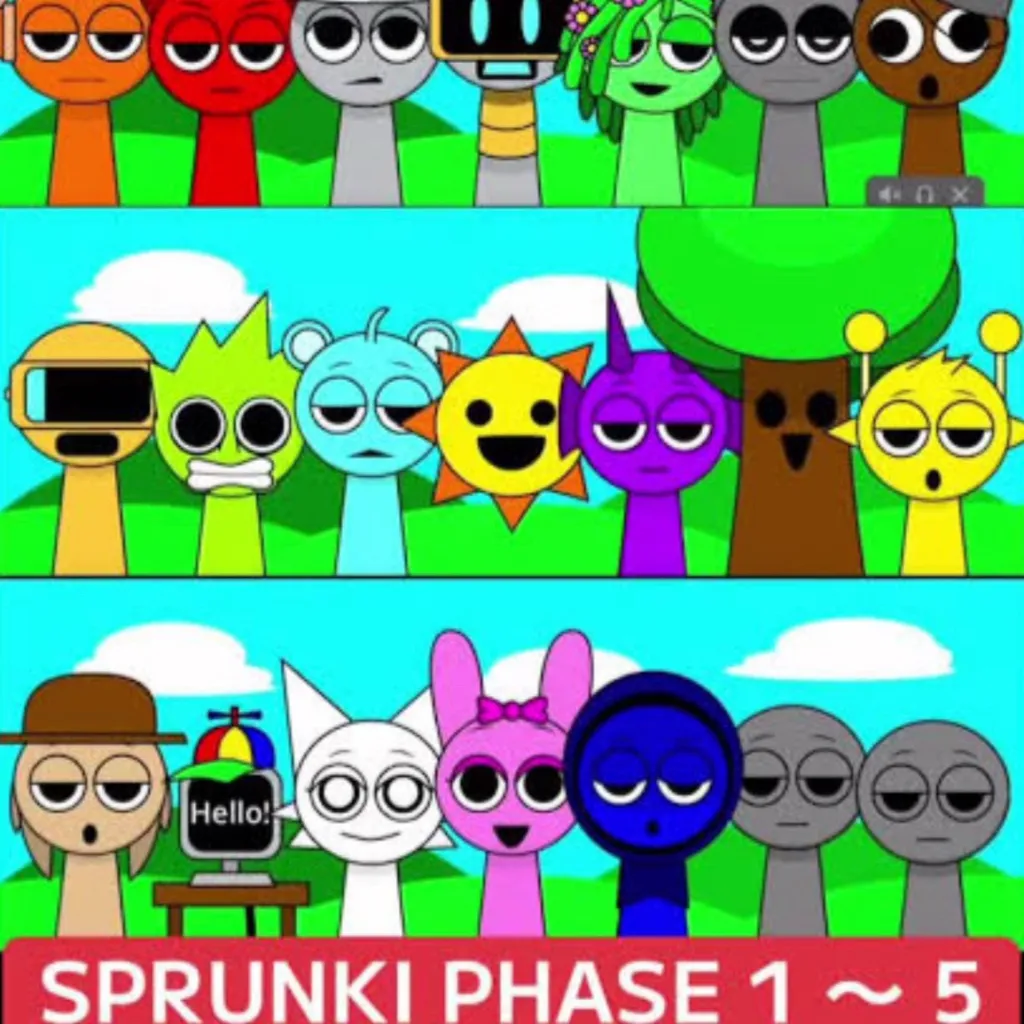 chat with ai character: SPRUNKI trip