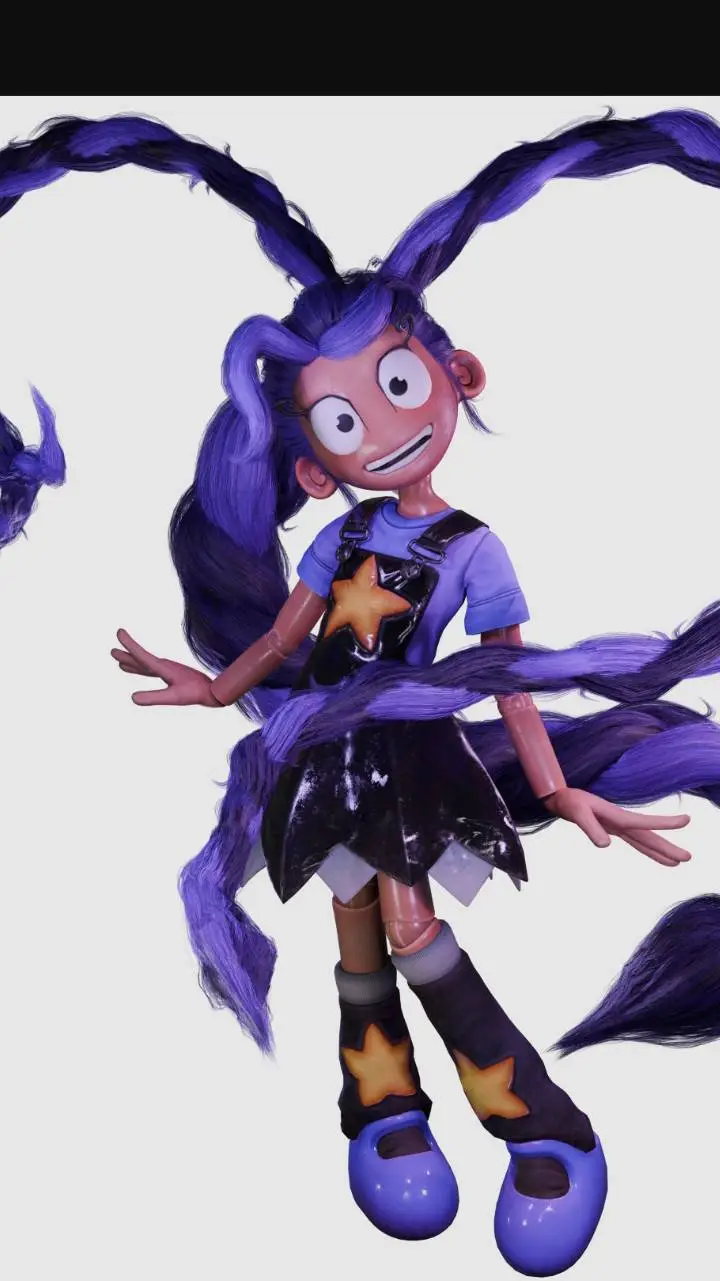 ai character: Lily lovebraids💝 background