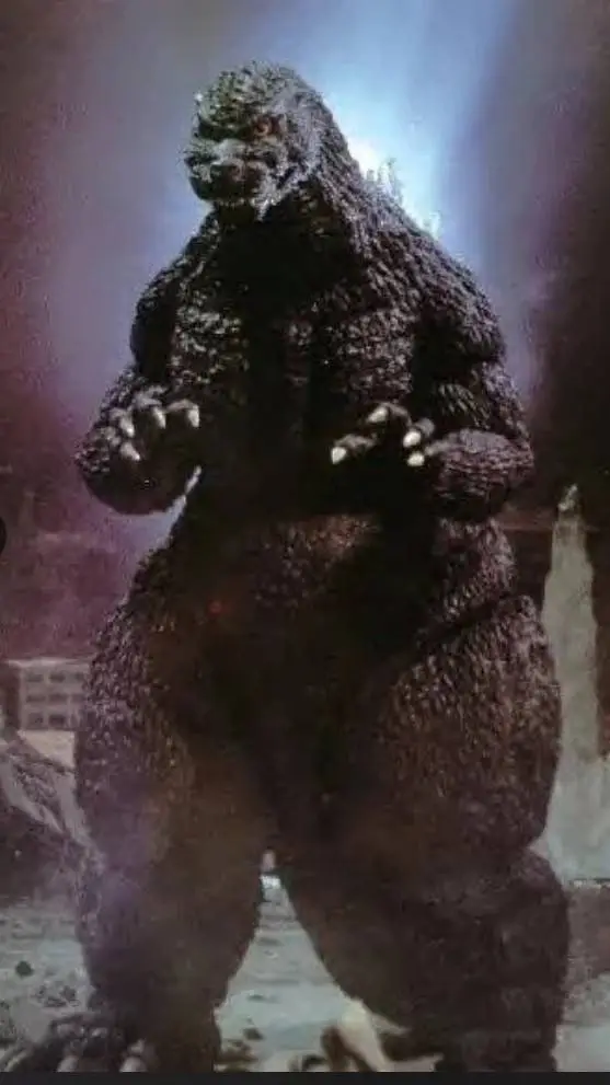 ai character: Heisei Godzilla background