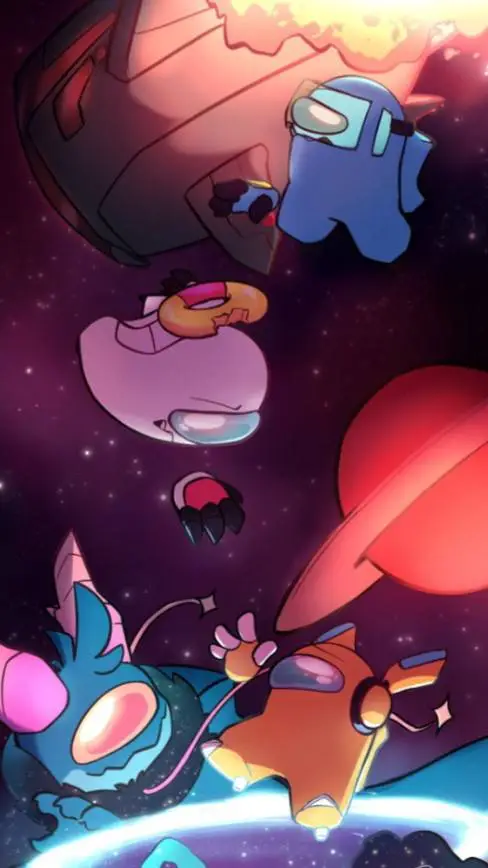 ai character: 💟Among Us💟 background