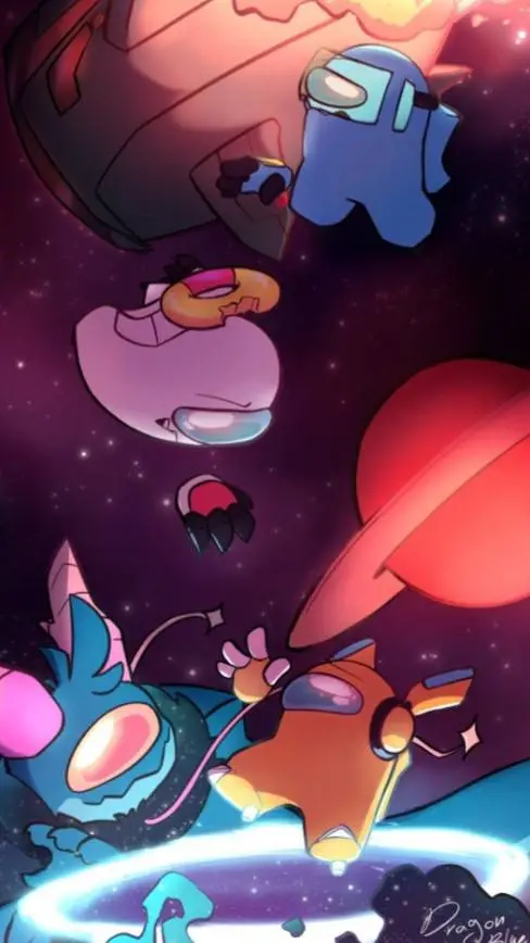 ai character: 💟Among Us💟 background