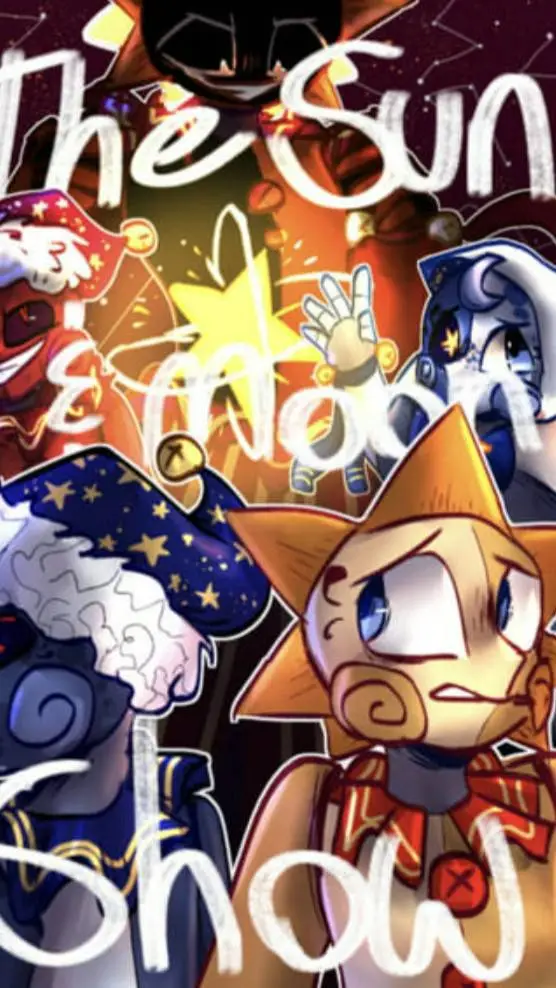 ai character: Sun & Moon Show background