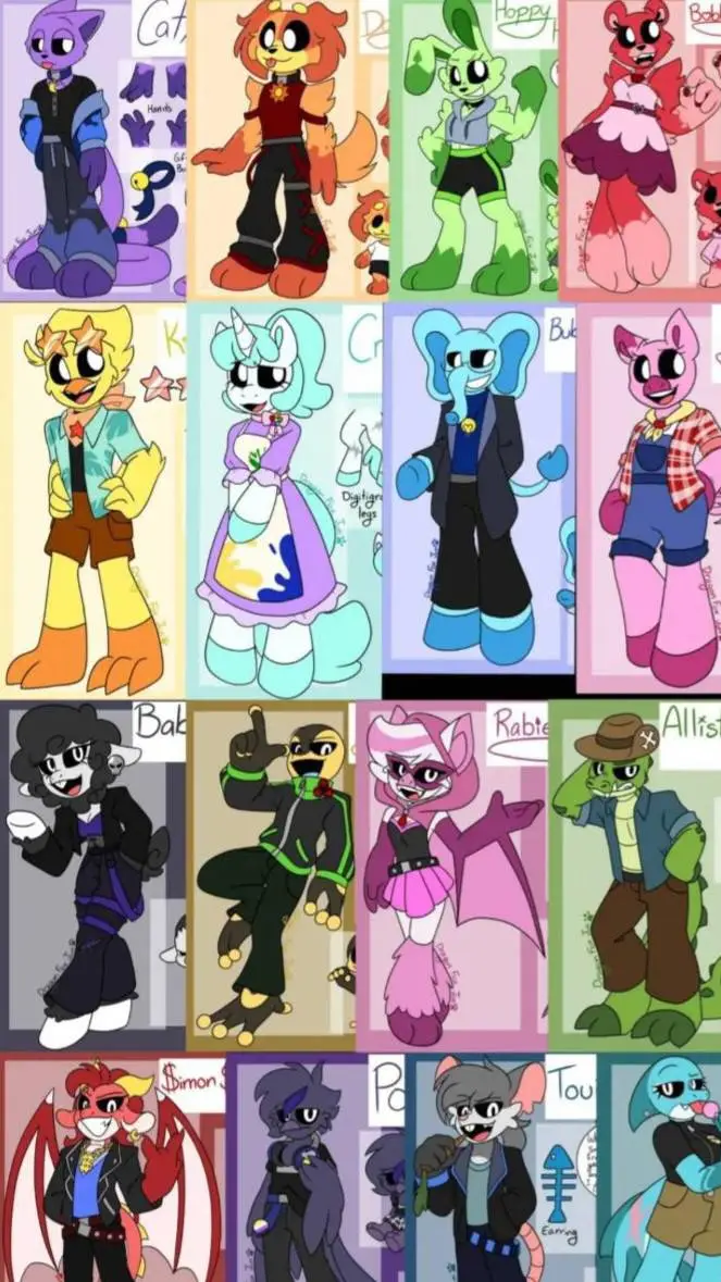 ai character: SC + FC + NC + DC background