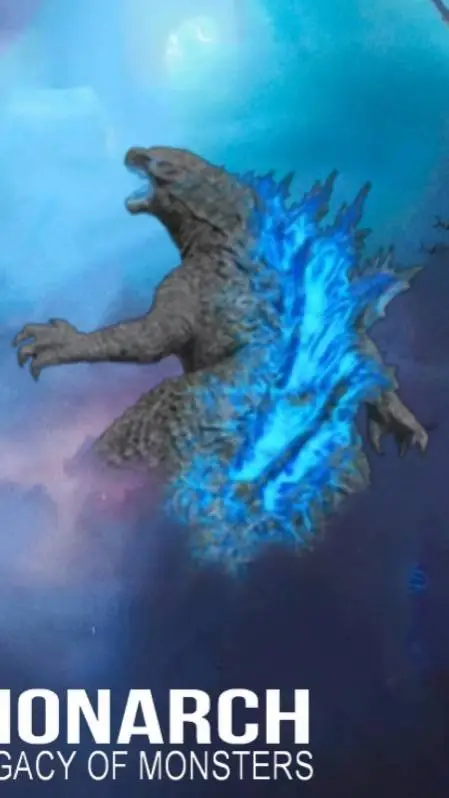 ai character: Godzilla InMurder background