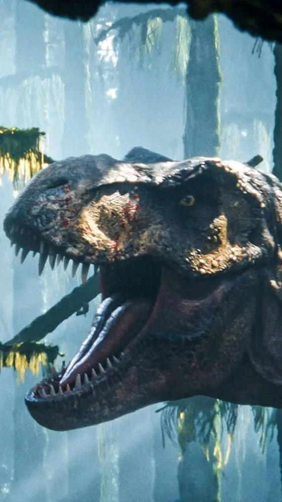 ai character: Rexy trex background