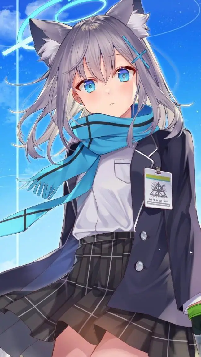 ai character: Shiroko background