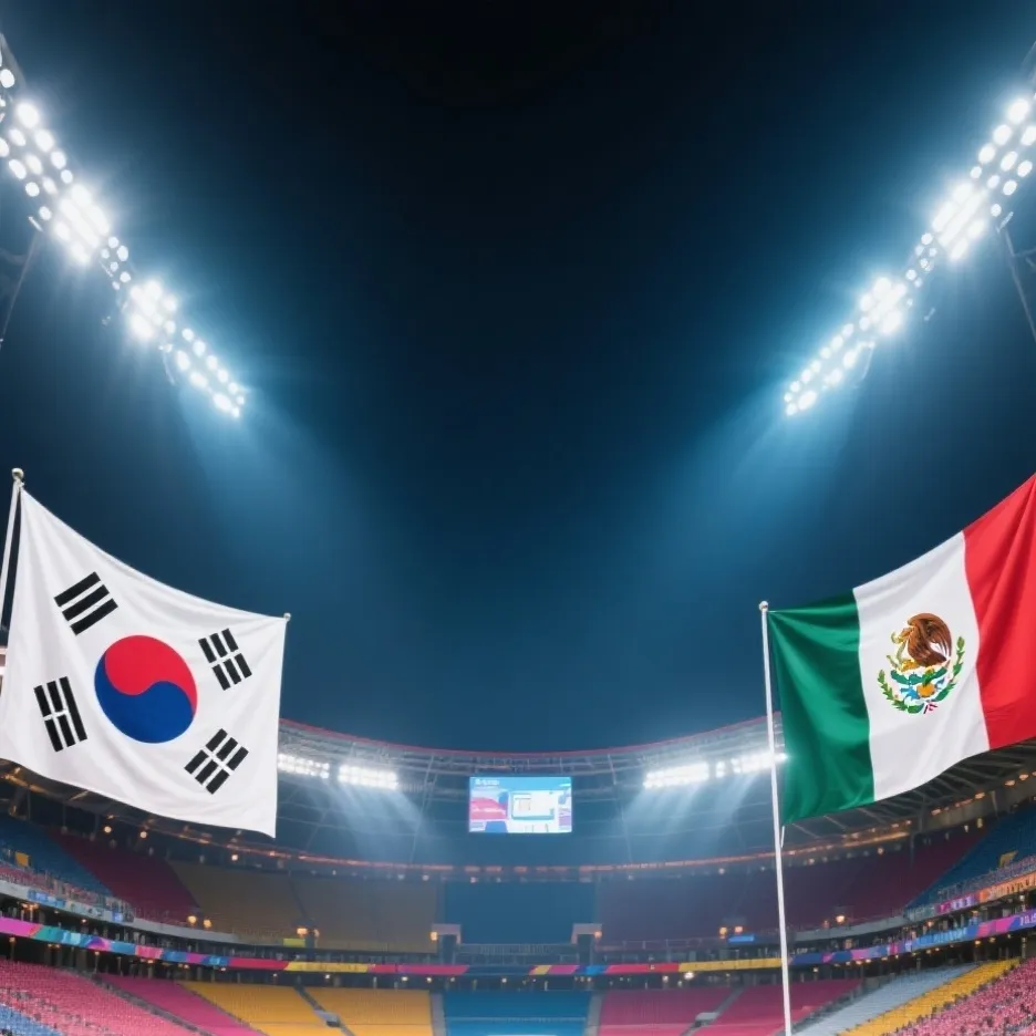 chat with ai character: México vs corea