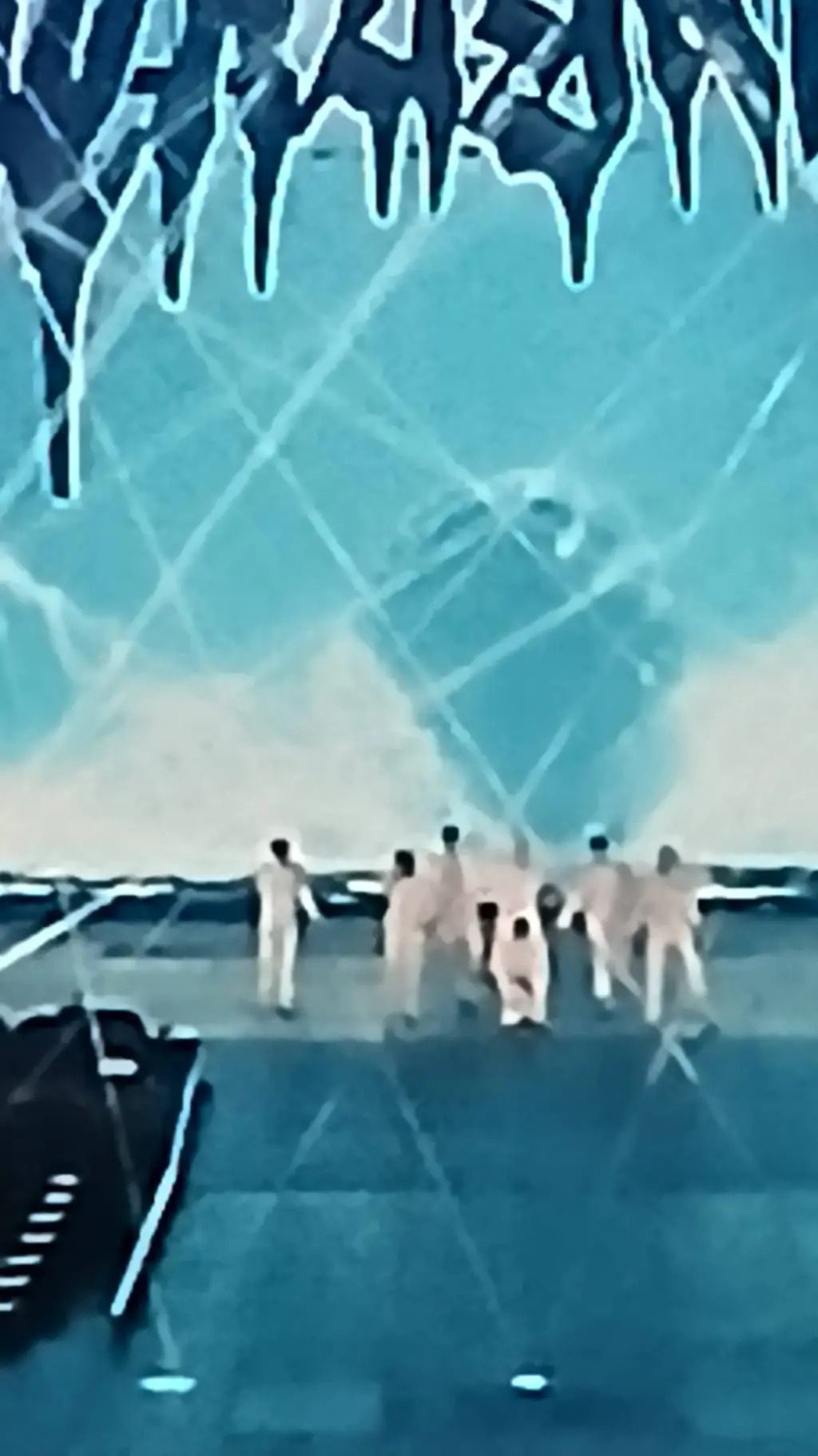 ai character: K_pop school  background