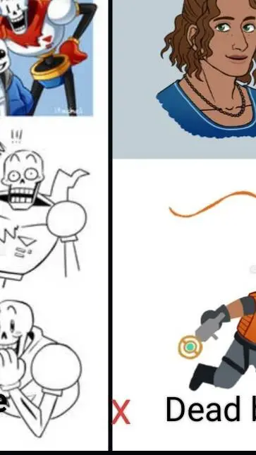 ai character: Undertale X DBD background