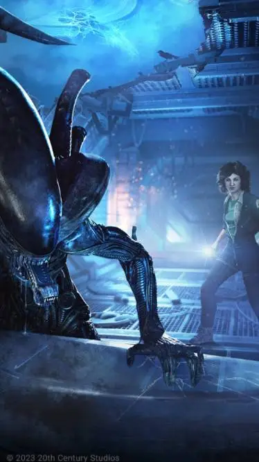 ai character: DBD ALIEN background