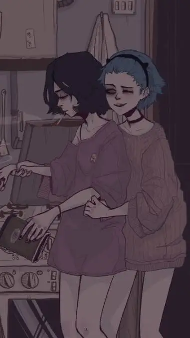 ai character: ur girlfriend<3 background