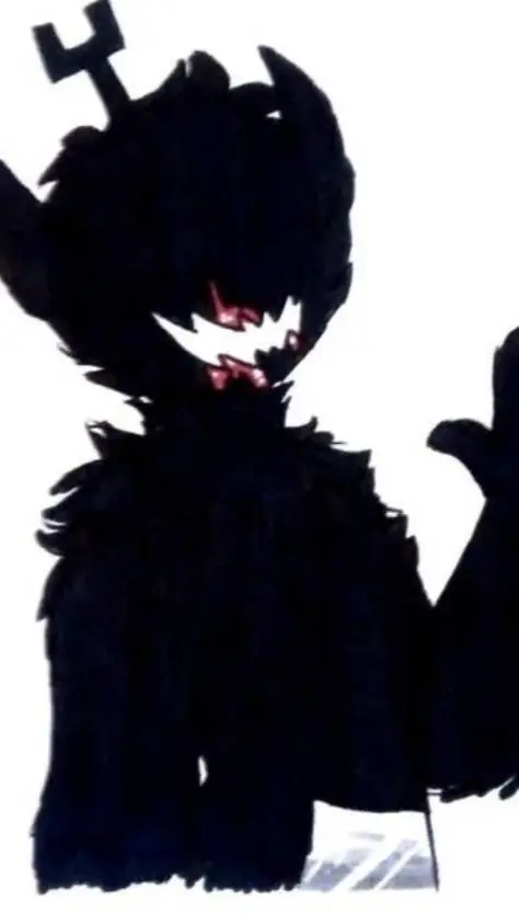 ai character: shadow tubbie pn background