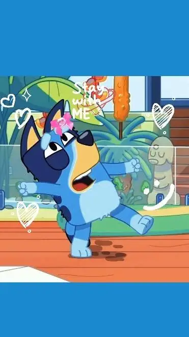 ai character: bluy background