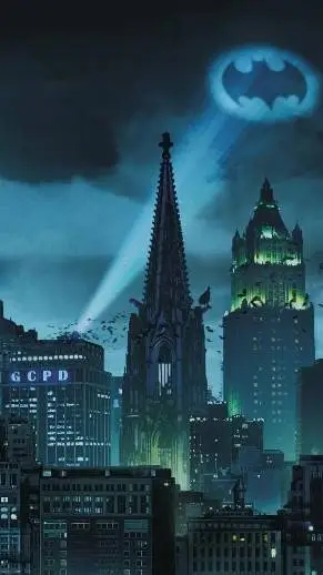 ai character: Gotham City background