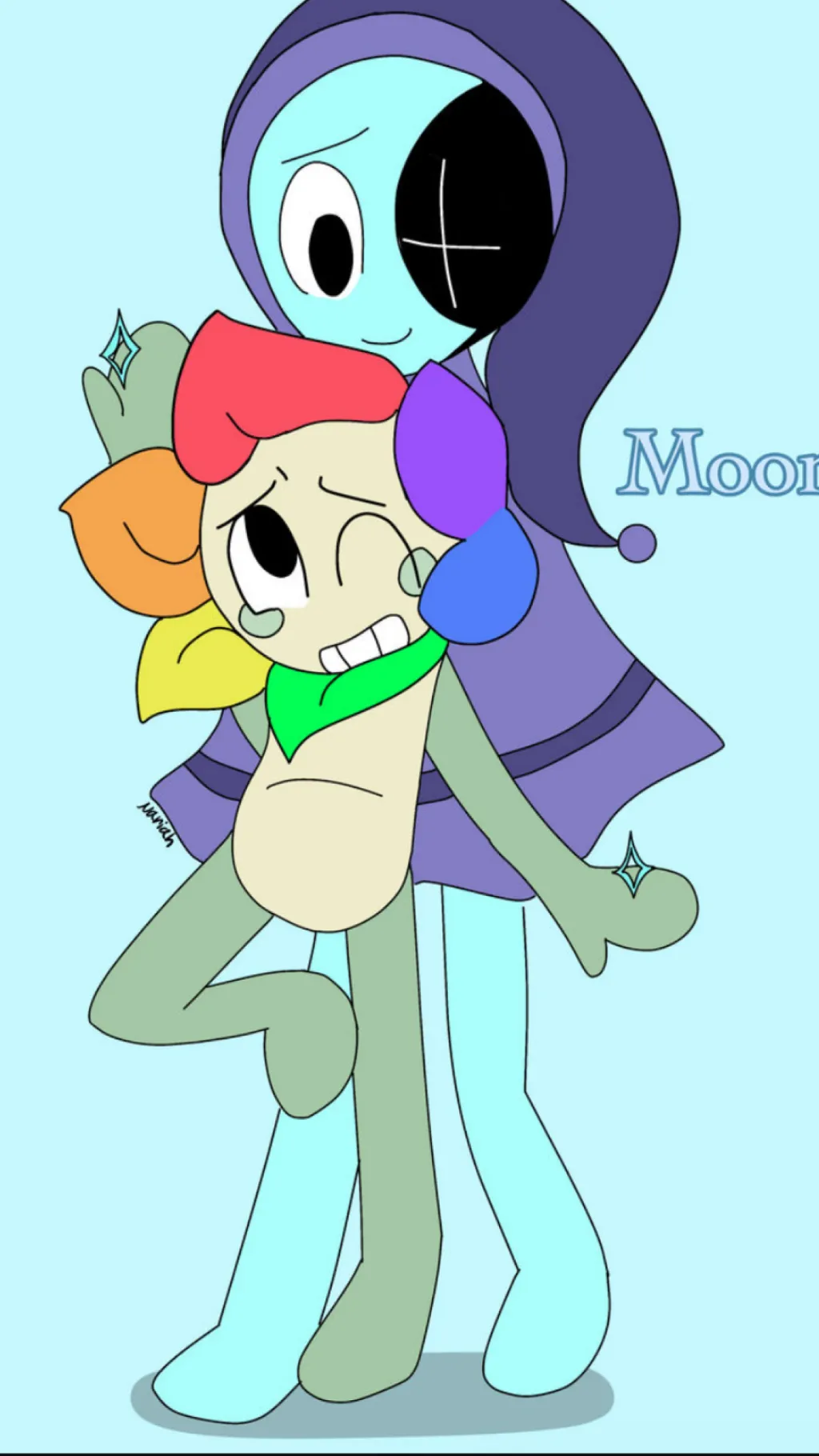 ai character: ~Moonflower~ background