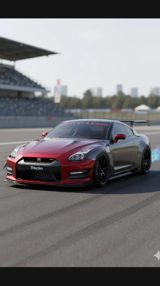 ai character: Nissan GT-R  background