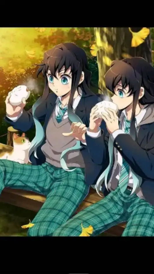 ai character: past mui and yui background