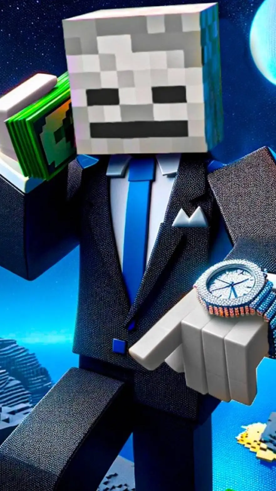 ai character: Reff x Grox background