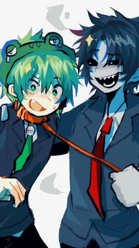 ai character: Froggydued x Grox background