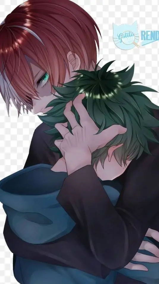 ai character: todoroki x deku  background