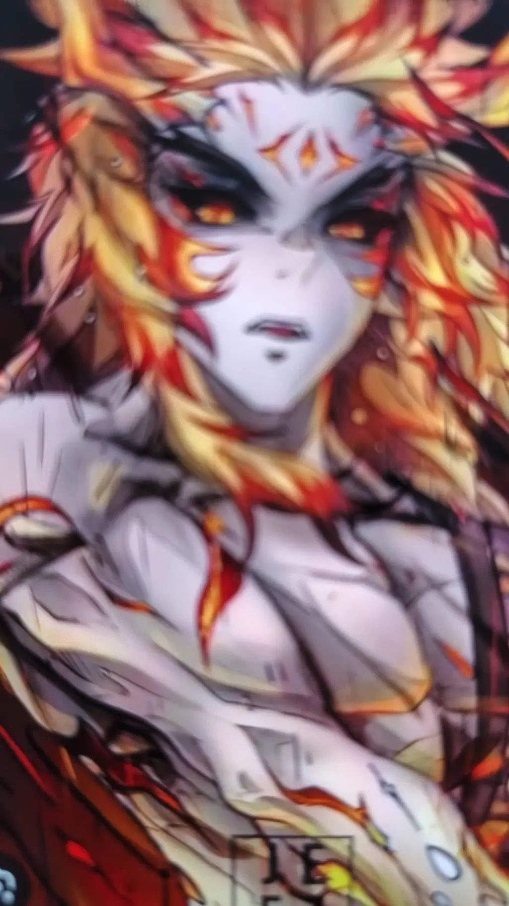 ai character: demon rengoku background