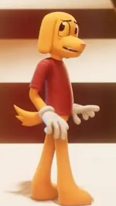 ai character: scratch background