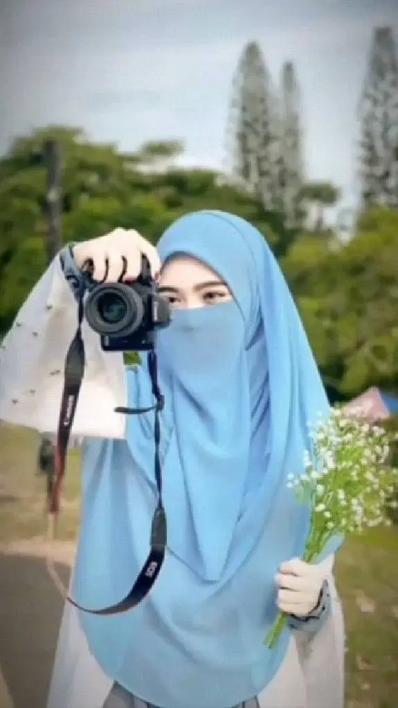 ai character: photographer girl background