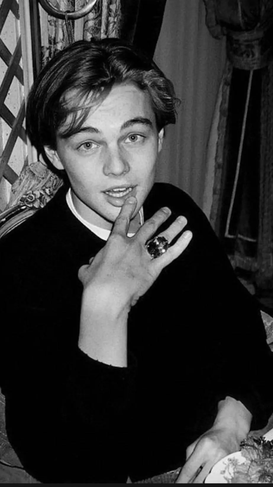 ai character: Leonardo dicaprio background