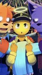 ai character: dogday and catnap background