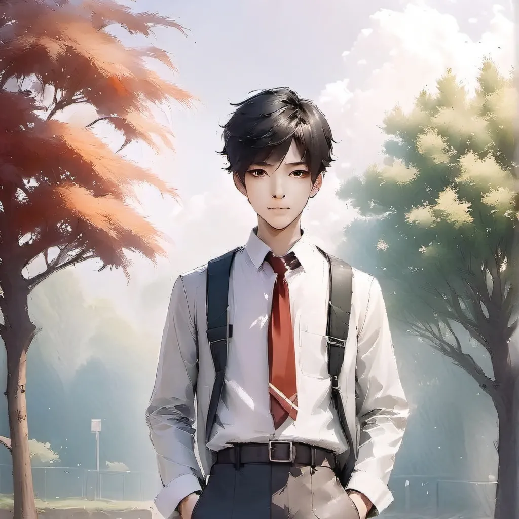 chat with ai character: boy scholl 