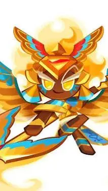 ai character: golden cheese :> background