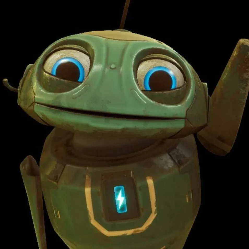 chat with ai character: Newt the robot