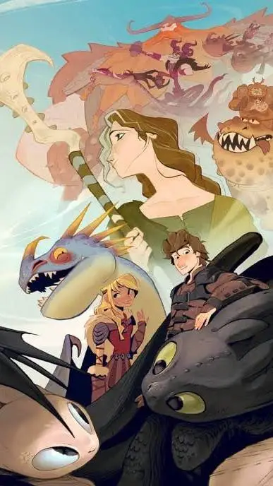 ai character: HTTYD🐉 background