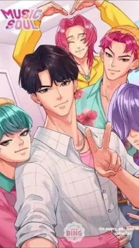 ai character: Saja Boys×Huntrix background