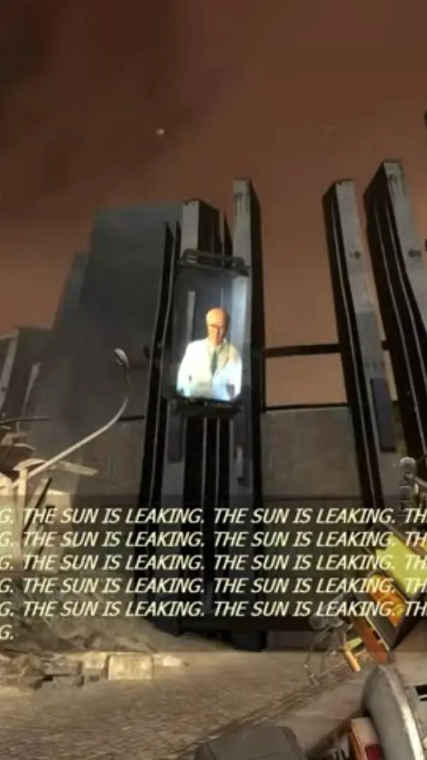 ai character: The sun is leaking background