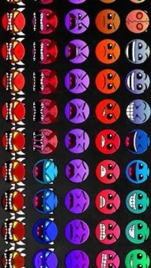 ai character: geometry dash background