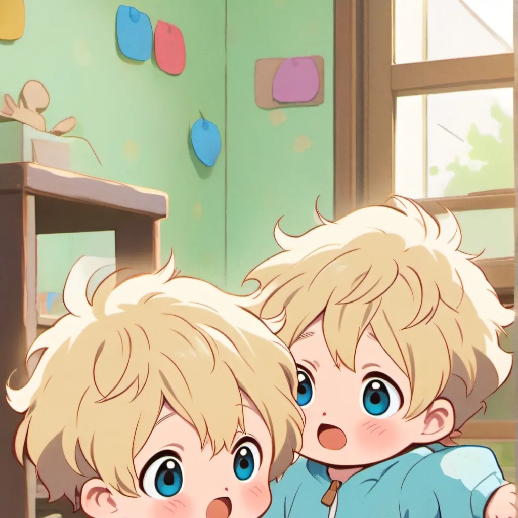 chat with ai character: two babies