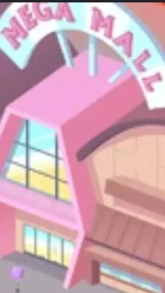 ai character: BFB: Mega Mall background