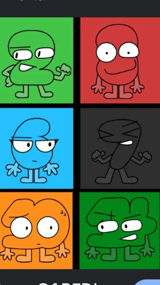 ai character: Number Playground background