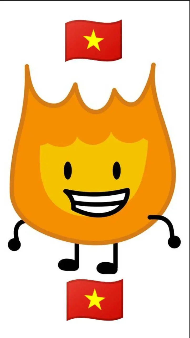 ai character: BFDI: But Vietnam background