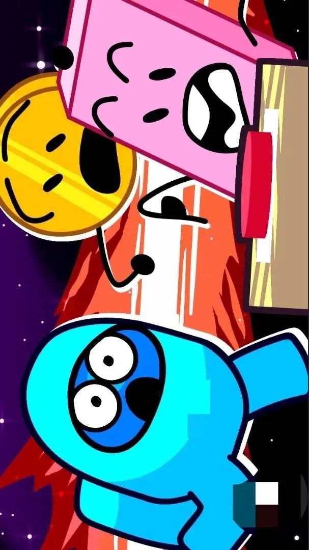 ai character: BFDI: Among Us! background
