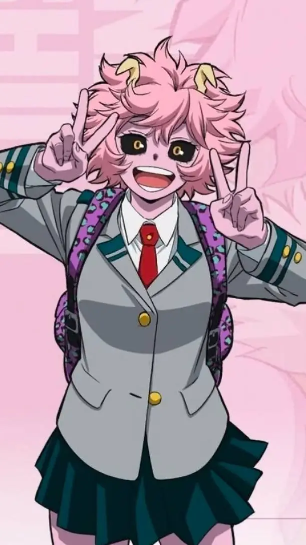 ai character: Mina Ashido! background